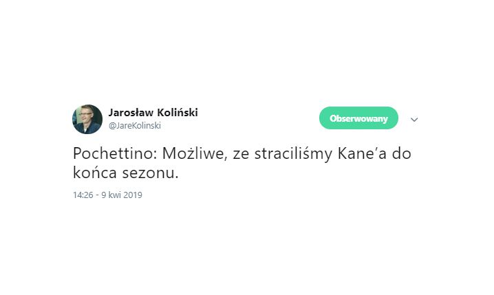 Pochettino niepokojąco nt. kontuzji Kane'a!